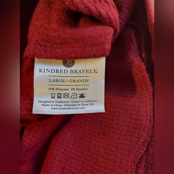 Kindred Bravely Ruby Long Sleeve Maternity Sleep Tee - Picture 4 of 7